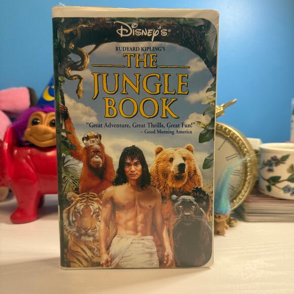 Disney’s The Jungle Book (1994) VHS Clamshell – Tested & Works - Picture 1 of 3